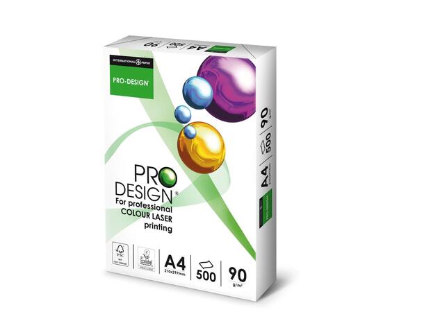 ProDesign A4 90 gr papir for fargeprint 210 x 297 mm (500 ark) 